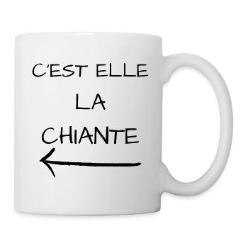 citation femme chiante cadeau couple - Mug blanc - blanc - Droite