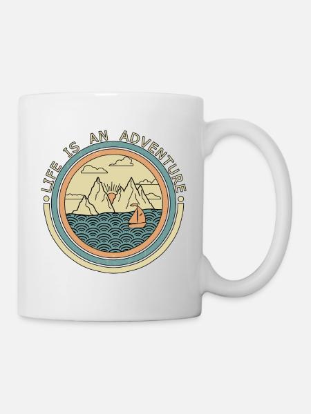Funny Sailing, Sailing, Funny Sailing - Mug - white