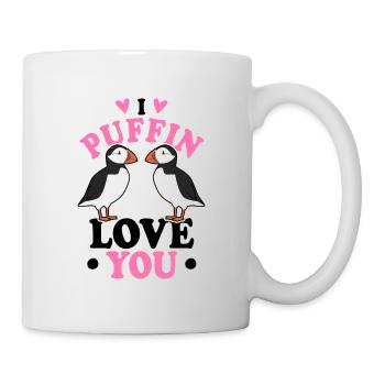 Puffin Puffin Love Couple - Mug - white - Right