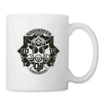 Pompiers Incendie Intervention Pompier Cadeau - Mug blanc - blanc - Droite