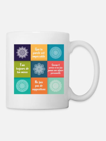 4 ACCORDS TOLTEQUES - Mug blanc - blanc