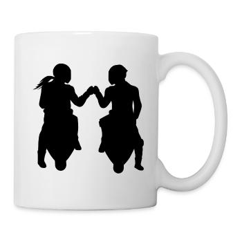 Bikercouple Couple Couple Motorcycle Sportbike Love - Mug - white - Right