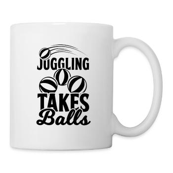 Jongleur de cirque Jonglerie - Mug blanc - blanc - Droite