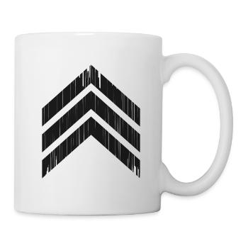 Rang sergeant - Tasse - Weiß - Rechts