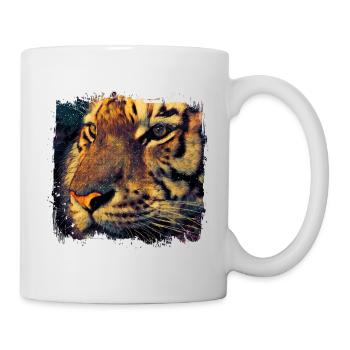 Tiger Animal Animal Predator Predator Africa Safari - Mug - white - Right