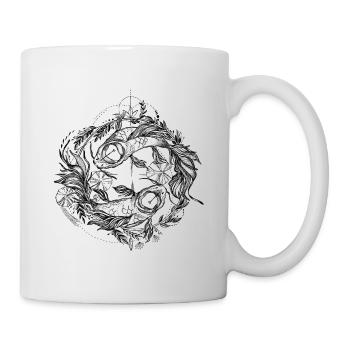 Fische Sternzeichen - Tasse - Weiß - Rechts
