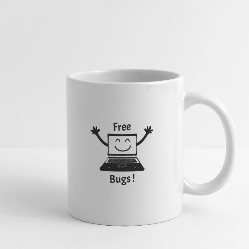FREE BUGS! (computer, cuddle, hug, computer) Mug