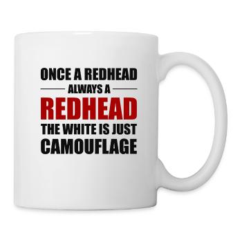 Redhead Hair Quote Funny Humour Saying - Mug - white - Right