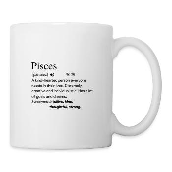 Définition des poissons - Mug blanc - blanc - Droite