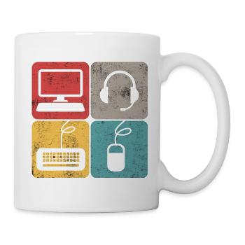 Gaming Accessories Gaming Equipment Gamer - Mug - white - Right