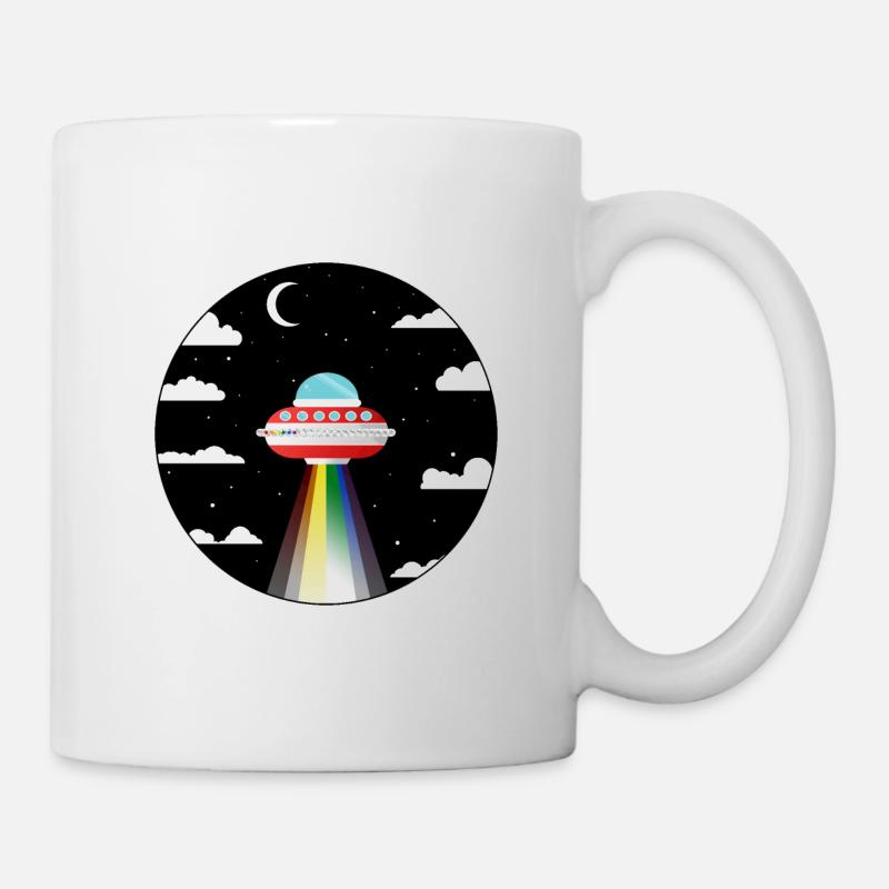 UFO - Mug blanc - blanc