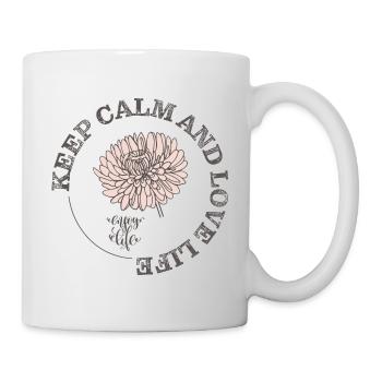 Keep calm - Tasse - Weiß - Rechts