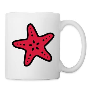 étoiles de mer starfish plongée mer Diving ocean - Mug blanc - blanc - Droite