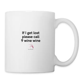 Devis de vin s’il vous plaît appeler neuf vins - Mug blanc - blanc - Droite