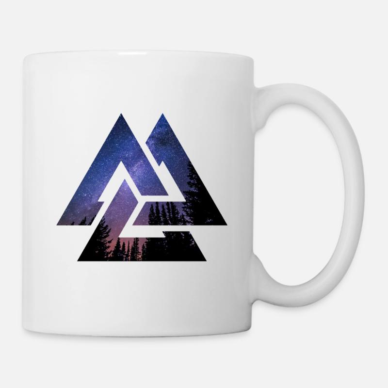 Valknut symbole viking - Mug blanc - blanc