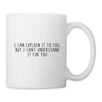 I can explain it to you - Mug - white - Right