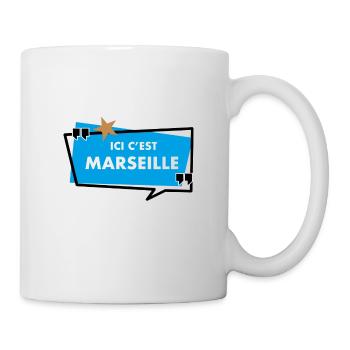 Marseille - Mug blanc - blanc - Droite