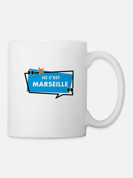 Marseille - Mug blanc - blanc