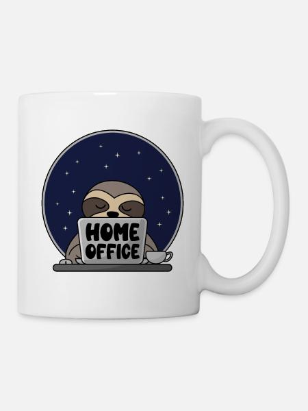 home office - Mug - white