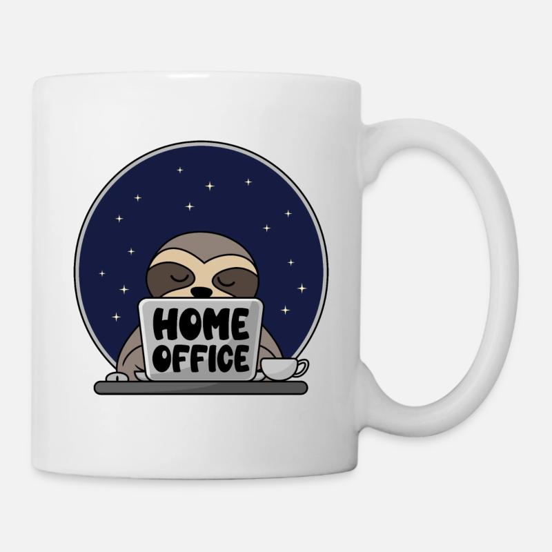 home office - Mug - white