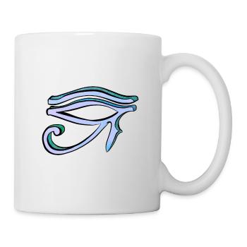 Oudjat Auge, Horus Auge - Tasse - Weiß - Rechts