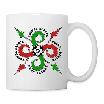 Basque Cross - Mug - white - Right