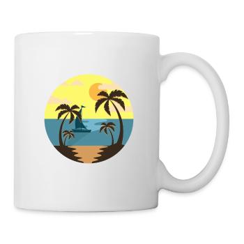 Heure d’été - Mug blanc - blanc - Droite