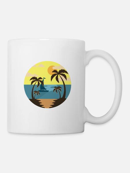 Sommerzeit - Tasse - Weiß
