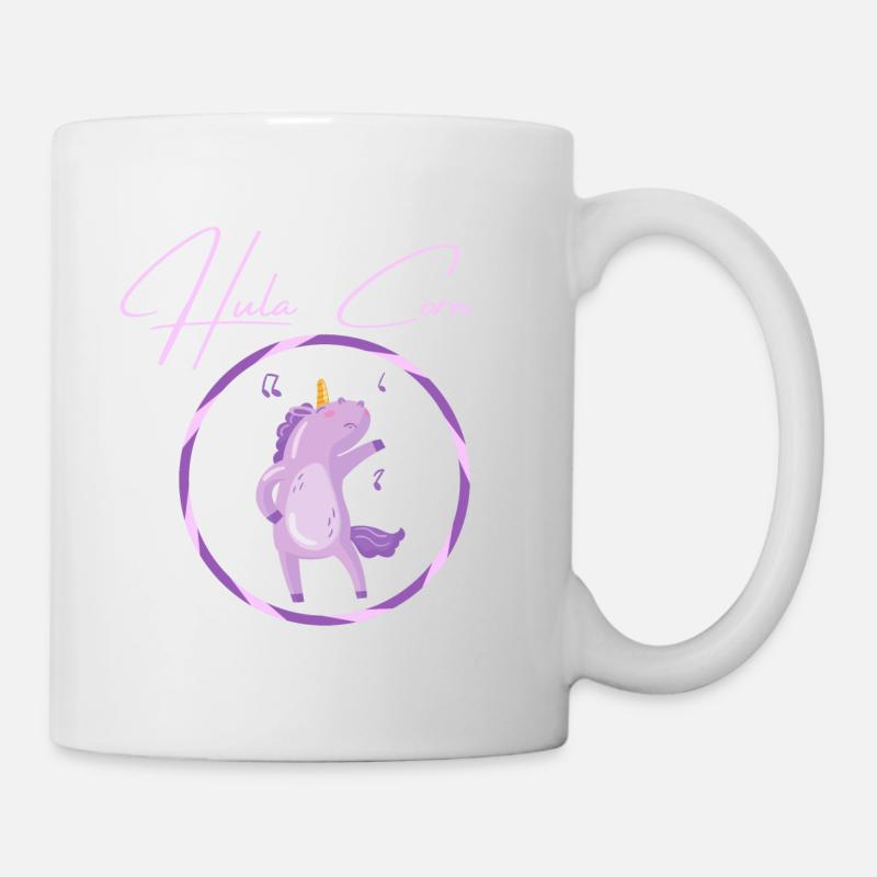 Hula Corn Lila - Tasse - Weiß