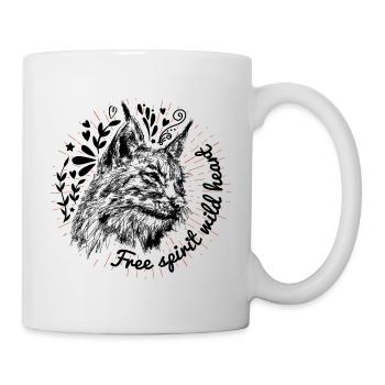 Free spirit wild heart - Mug - white - Right