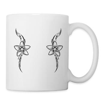 Maori floral - Mug blanc - blanc - Droite