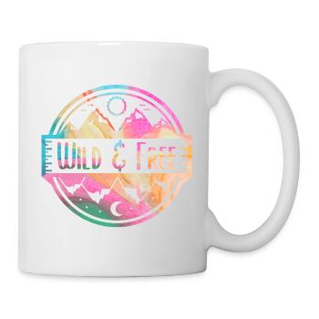 Wild and Free - Mug - white - Right