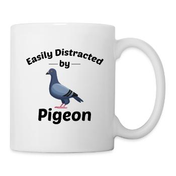 Pigeon Breeder Fancier Breeding Funny Saying Gift - Mug - white - Right