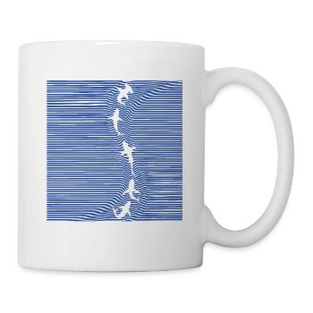 Shark-Familie - Tasse - Weiß - Rechts