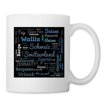Valais Switzerland - Mug - white - Right