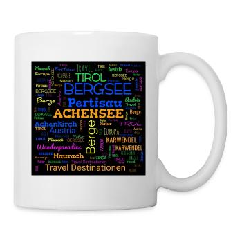 Achensee, Tirol - Tasse - Weiß - Rechts