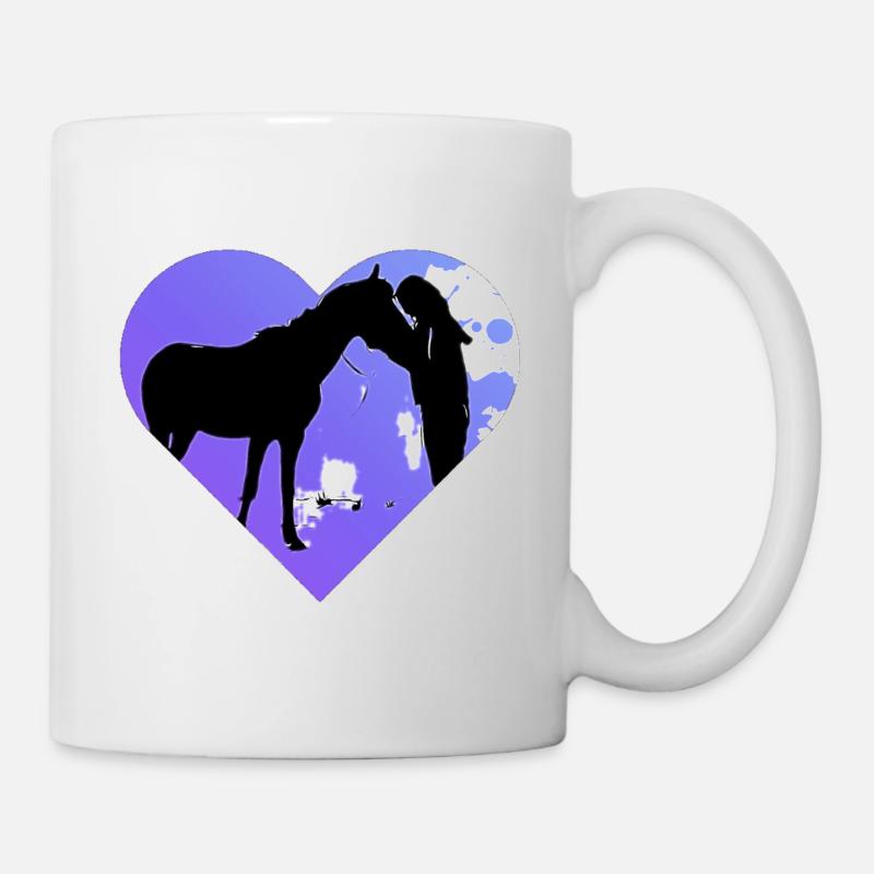 Pferd - Tasse - Weiß