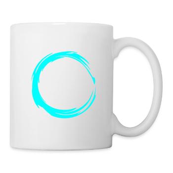Circle Design Symbol Round Water Blue - Mug - white - Right
