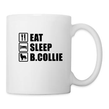 Border collie - Tasse - Weiß - Rechts