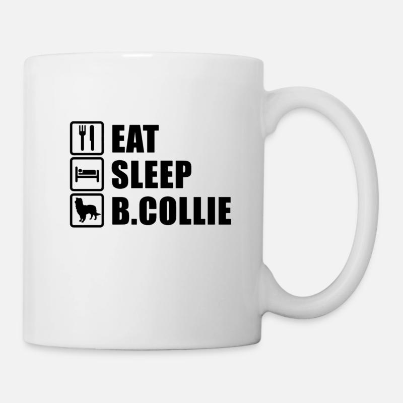 Border collie - Tasse - Weiß