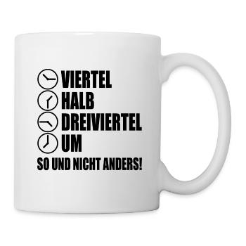 Ostdeutschland Geschenk DDR Ossi - Tasse - Weiß - Rechts