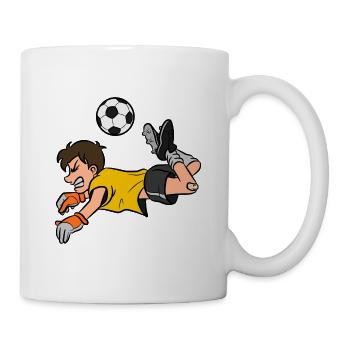 Coup de pied scorpion - Mug blanc - blanc - Droite