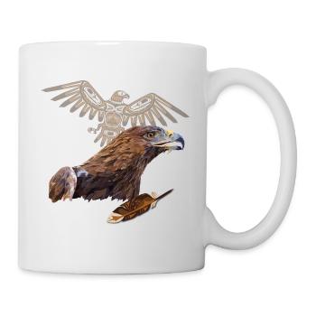 Steinadler - Tasse - Weiß - Rechts