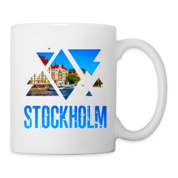 Stockholm Schweden Sweden Skyline Stadt City - Tasse - Weiß - Rechts