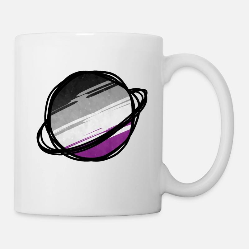 Asexueller Planet - Tasse - Weiß