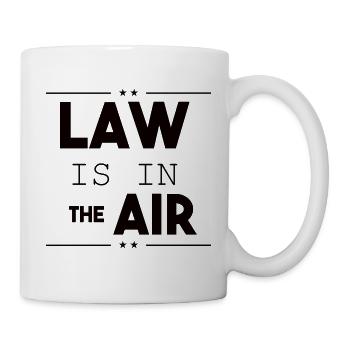 Law Student Study Design Law Is In The Air - Mug - white - Right