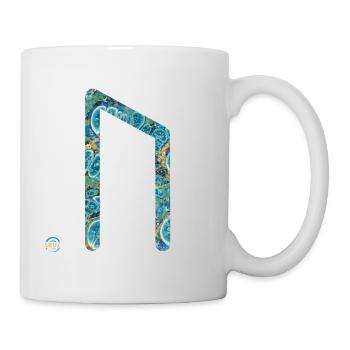rune uruz e 100 - Tasse - Weiß - Rechts