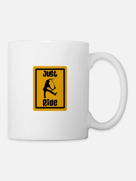 Just ride trottinette - Mug blanc - blanc