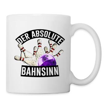 Bowling Team Kegeln Sport Sprüche Humor - Tasse - Weiß - Rechts