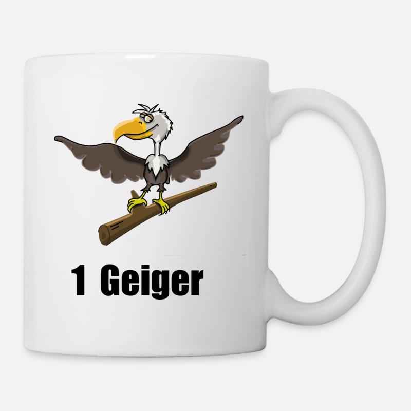 1 Geiger - Tasse - Weiß